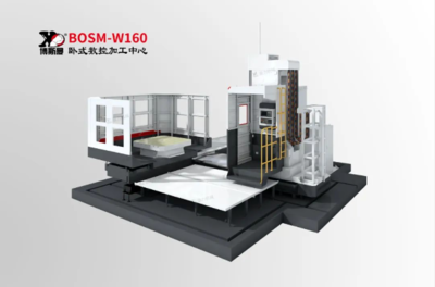 BOSM產品推介|可實現多面高效鉆銑攻鏜加工的臥式數控加工中心