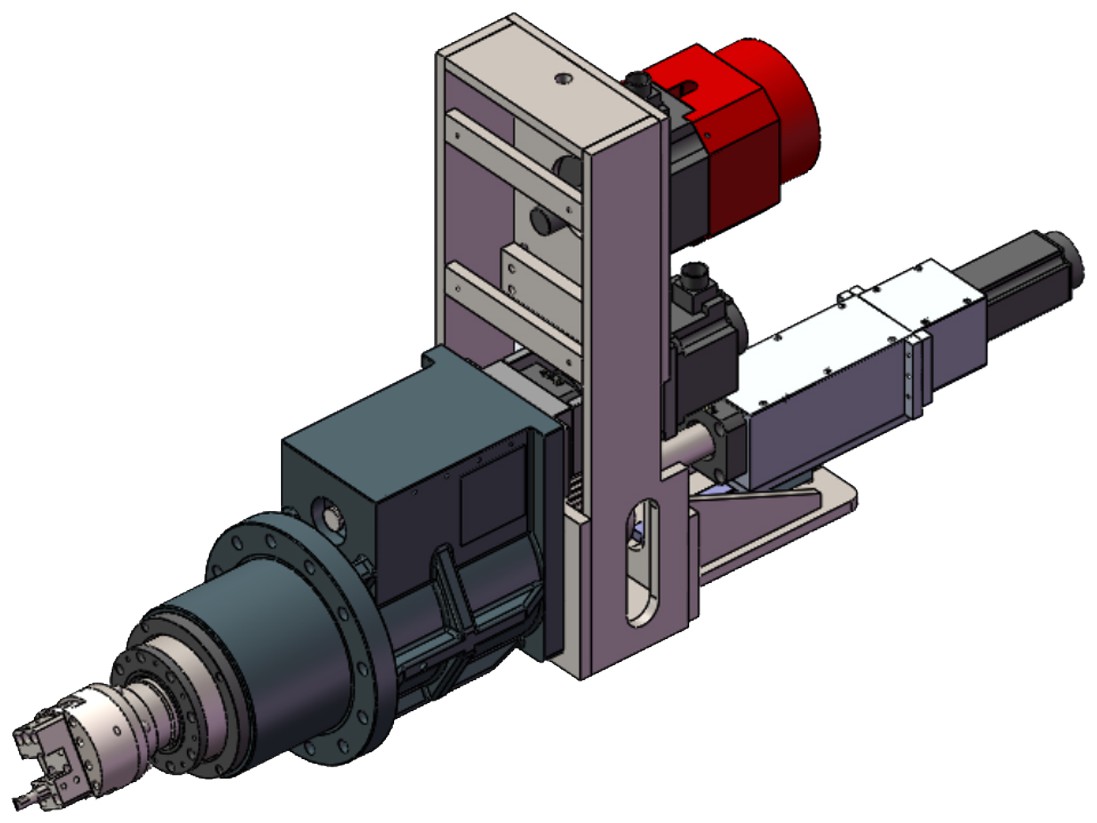 三軸伺服聯(lián)動式螺紋車削動力頭-愛企查