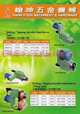 【供應(yīng)四川重慶湖南翰坤HARDY伺服主軸動(dòng)力頭SSD06-ER25】?jī)r(jià)格_廠家 - 中國(guó)供應(yīng)商